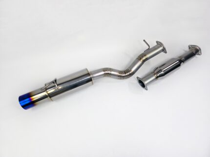23+ Nissan Z 400Z Single Exit Titanium Burnt Tip Exhaust System RZ34